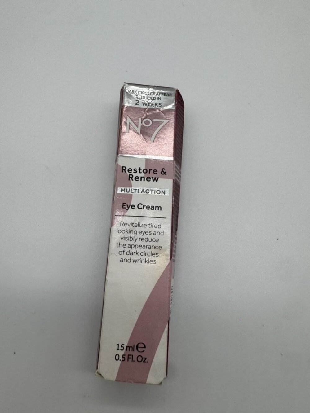 No7 Restore & Renew Multi-Action Eye Cream 0.5 fl oz (15ml) New